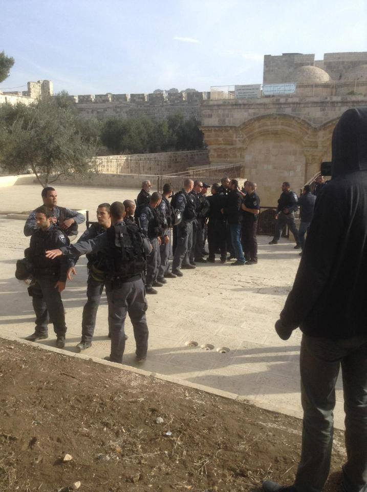 شرطة الاحتلال تمنع المستوطنين من اقتحام الأقصى المسجد الاقصى