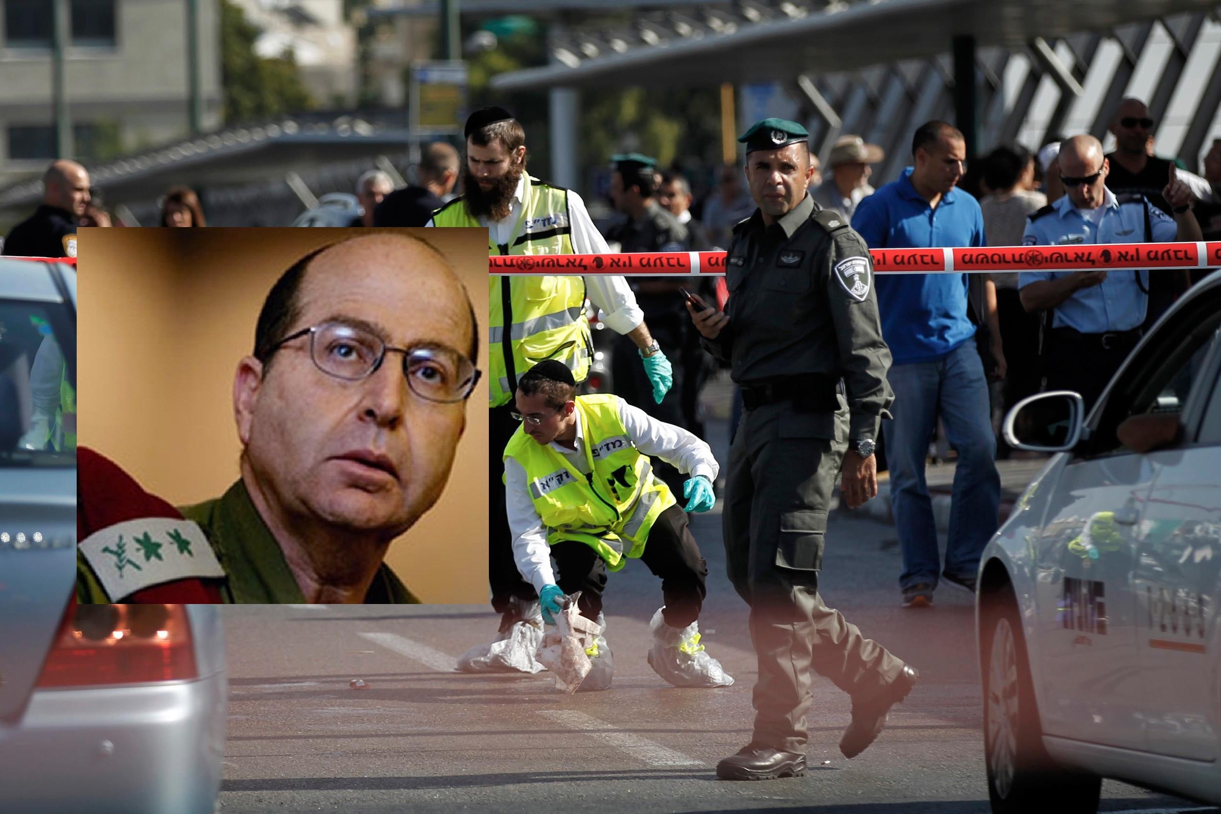 يعلون: موجة العمليات الفلسطينية في تراجع صورة توضيحية