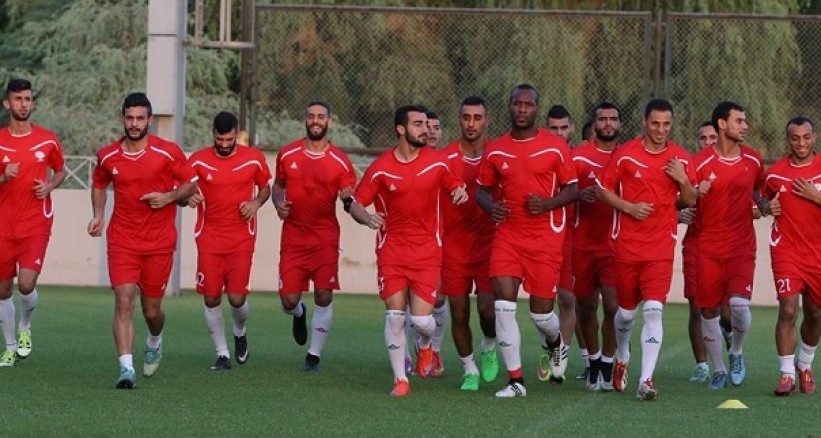 الفدائي يجري أول تدريب استعدادًا لمباراة طاجيكستان المنتخب الفلسطيني