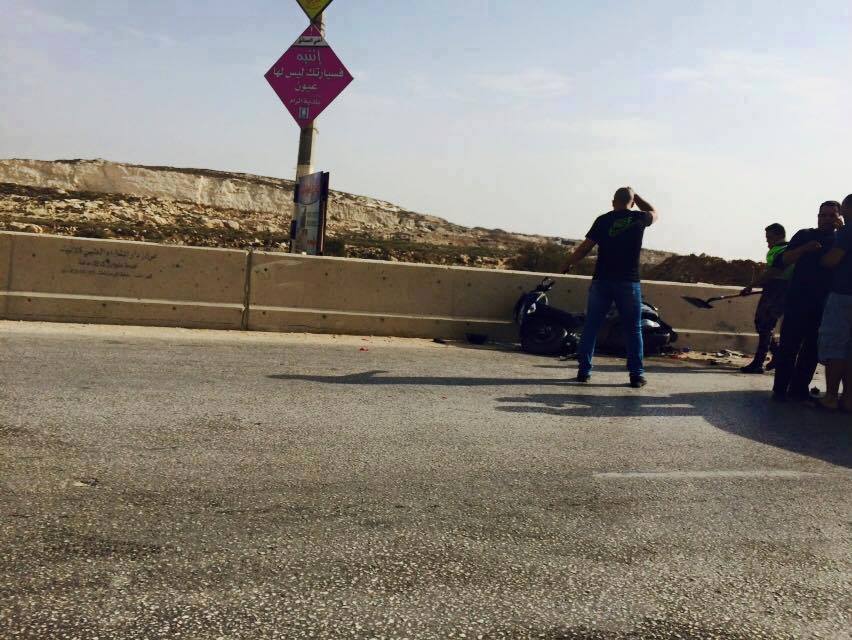 وفاة مواطن بحادث سير شمال القدس حادث سير