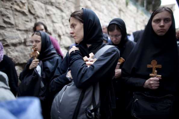 يهود اعتدوا على راهبات بالقدس راهبات