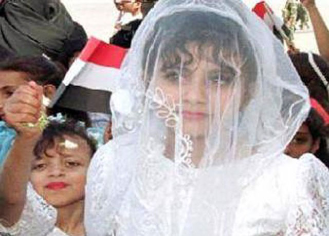وفاة طفلة يمنية عمرها 8 سنوات ليلة زفافها على أربعيني صورة أرشيفية