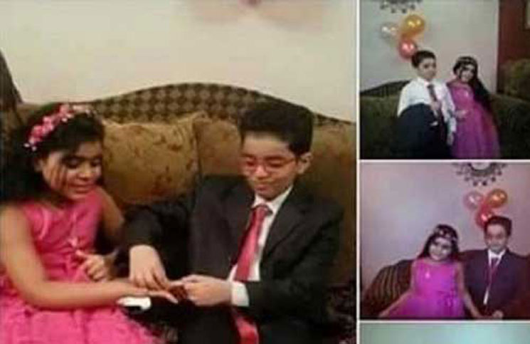زواج مبكر لطفل وطفلة مصريين يشعل مواقع التواصل