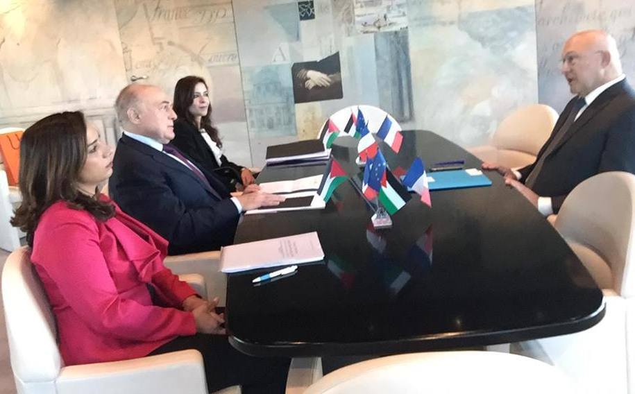وزير المالية شكري بشارة يلتقي بنظيره الفرنسي شكري بشارة