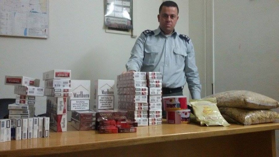 ضبط سجائر ومعسل مهرب في أريحا صورة أرشيفية