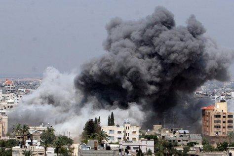 الطيران الحربي الاسرائيلي يشن 160 غارة على القطاع ليلا غارة