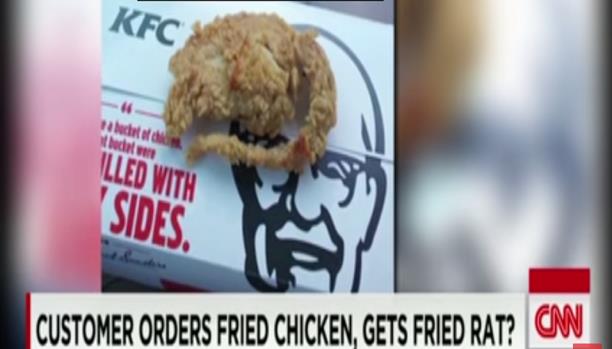 بالفيديو: أميركي ينشر فيديو لجرذ مقلي بدل الدجاج في KFC