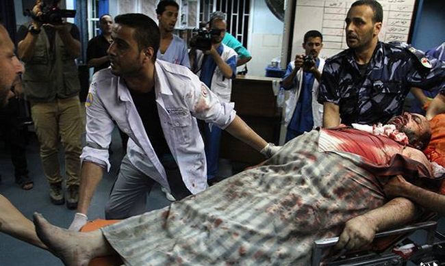 استشهاد مواطن وزوجته وأطفالهما الأربعة في قصف بخان يونس شهيد في قصف على غزة