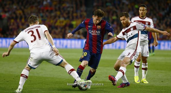 فوز مؤلم لبرشلونة على بايرن ميونخ ميسي