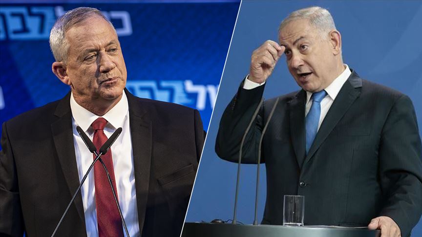 نتنياهو وغانتس يتبادلان الاتهامات حول الأزمة السياسية