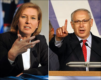 نتنياهو وليفني نتنياهو: "القومية" ديمقراطية، وليفتي: "انه قانون بشع"