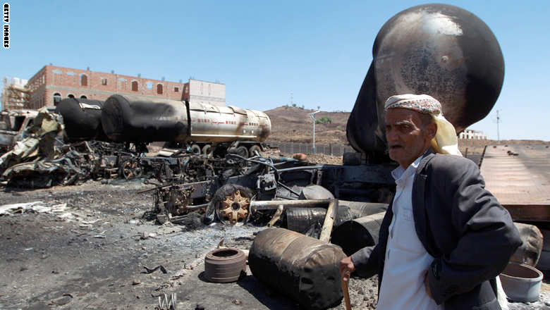 انتشال 200 جثة من مسرح المواجهات اليمن