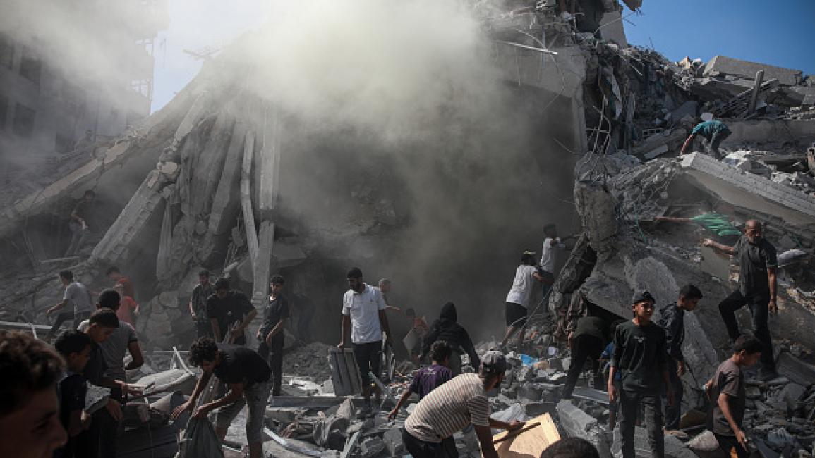 حرب الإبادة على غزة | قصف 10 مبانٍ لوكالة أونروا مع استمرار نسف الأبراج