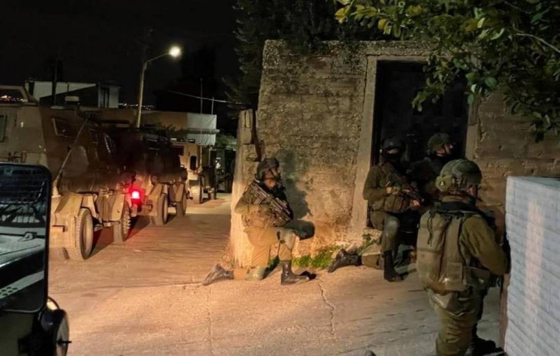 إطلاق نار يستهدف قوات الاحتلال في جبل جرزيم بنابلس