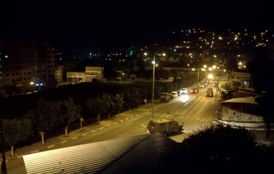 إصابات برصاص الاحتلال خلال اقتحام نابلس