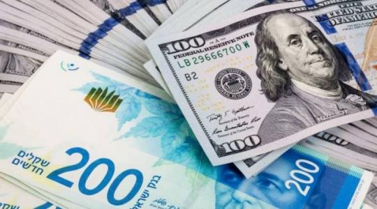 ارتفاع مفاجئ على سعر صرف الدولار الأمريكي مقابل الشيكل في فلسطين
