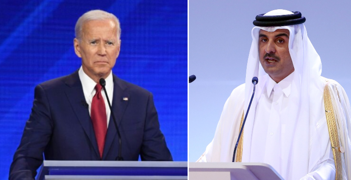 أمير قطر يتلقى اتصالاً هاتفياً من بايدن.. الشيخ تميم بن حمد أكد ضرورة وقف إطلاق النار بغزة فوراً