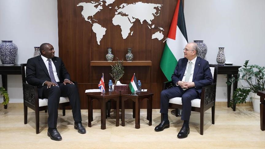 مباحثات فلسطينية بريطانية لوقف الحرب على غزة وتعزيز الإغاثة