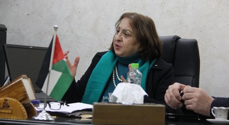 وزيرة الصحة برام الله توضح وضع الحالة الوبائية في فلسطين وتعلق بشأن إضراب الأطباء !