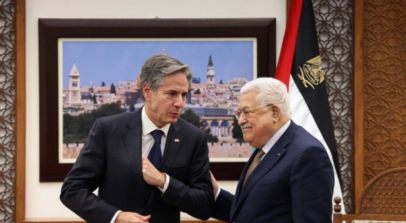 عباس وبلينكن يبحثان مستجدات جهود وقف إطلاق النار في غزة