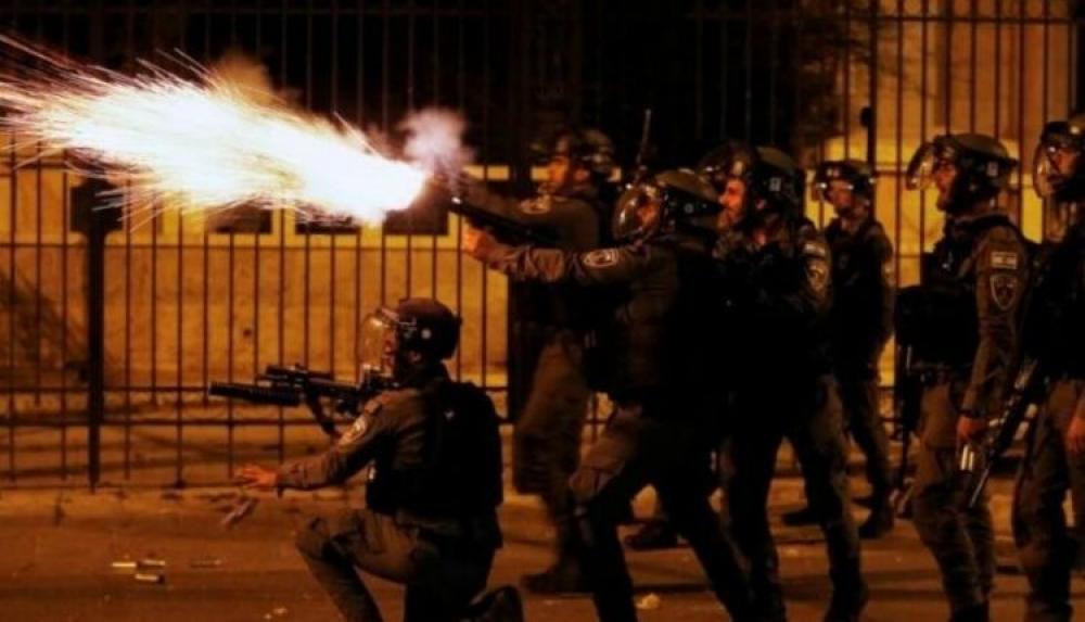 مواجهات مع الاحتلال في قرية تل جنو نابلس