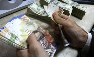 أسعار صرف العملات مقابل الشيكل عملات