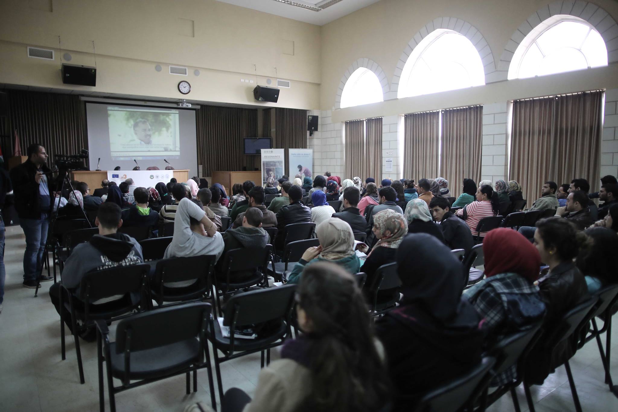 افتتاح فعاليات اليوم المفتوح "الحياة اليومية في مناطق ج" في جامعة النجاح اليوم المفتوح