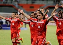 فوز المنتخب الوطني الفلسطيني على نظيره الباكستاني المنتخب الوطني الفلسطيني