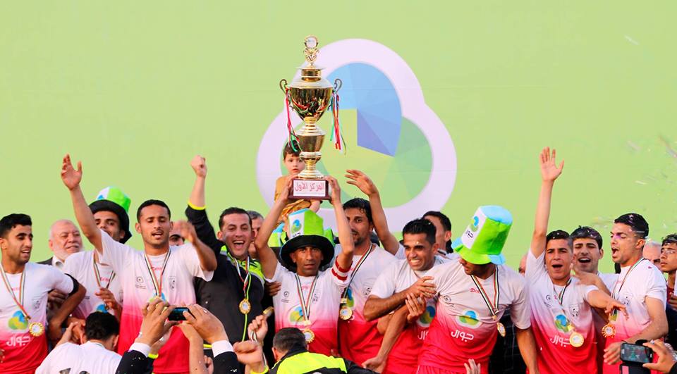 شباب خان يونس يحرز كأس فلسطين شباب خان يونس يحرز كأس فلسطين