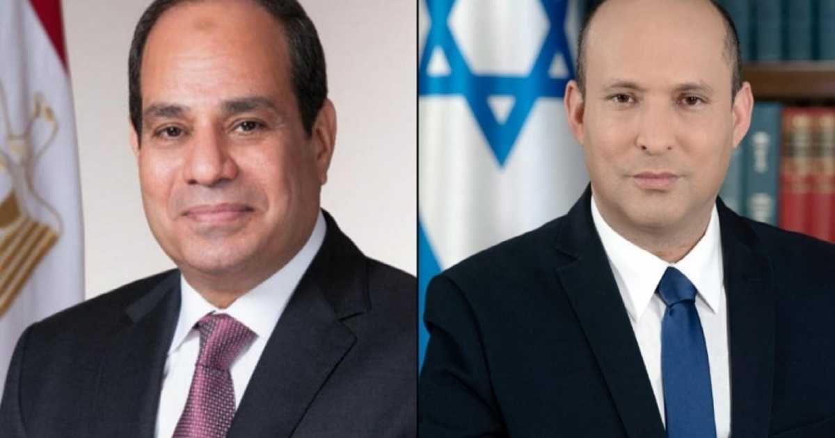 السيسي يلتقي بينت في شرم الشيخ اليوم