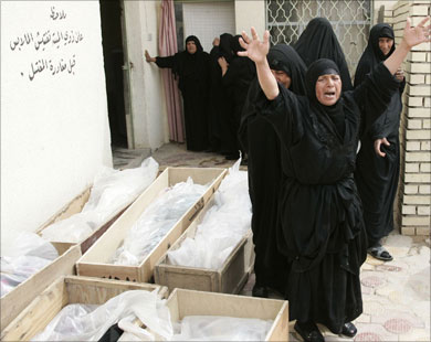 مقتل 11 شخصا في هجوم انتحاري في بغداد بغداد