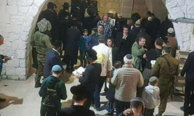 الاحتلال ومستوطنوه يقتحمون نابلس ويعيدون ترميم "قبر يوسف"