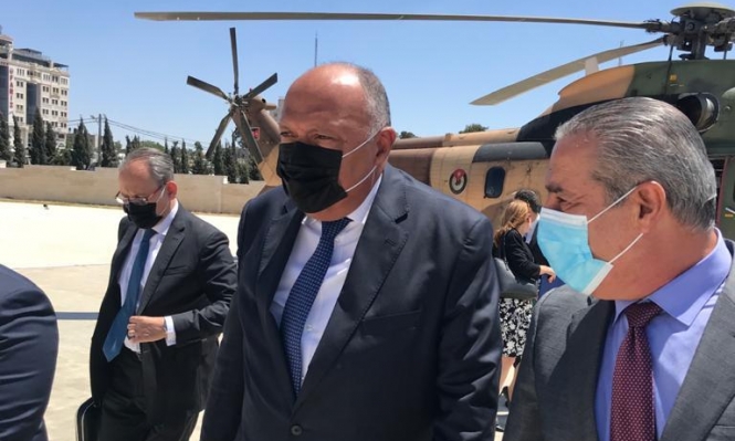 وزير الخارجية المصري يصل رام الله