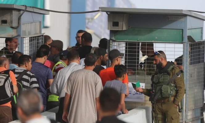 احتجاجات للعمال الفلسطينيين عند معابر الاحتلال