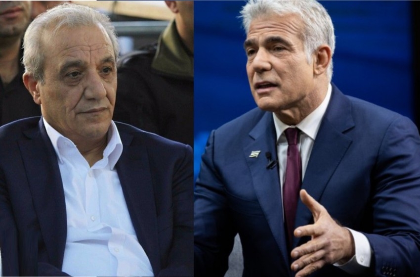 قناة عبرية تكشف تفاصيل لقاء لبيد مع ماجد فرج