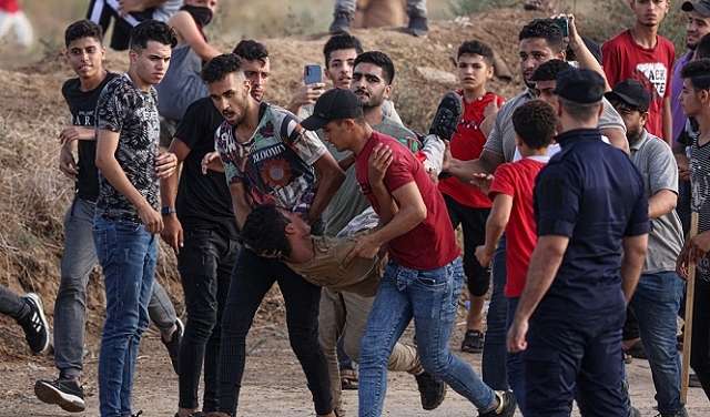 اعتداء الاحتلال على متظاهرين شرقيّ غزّة: 5 شهداء ومصابون بانفجار عبوة ناسفة