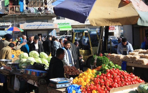 الاحصاء: انخفاض مؤشر الغلاء نصف نقطة سوق خضار