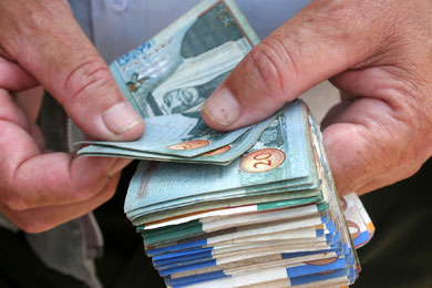 أسعار صرف العملات مقابل الشيكل العملات