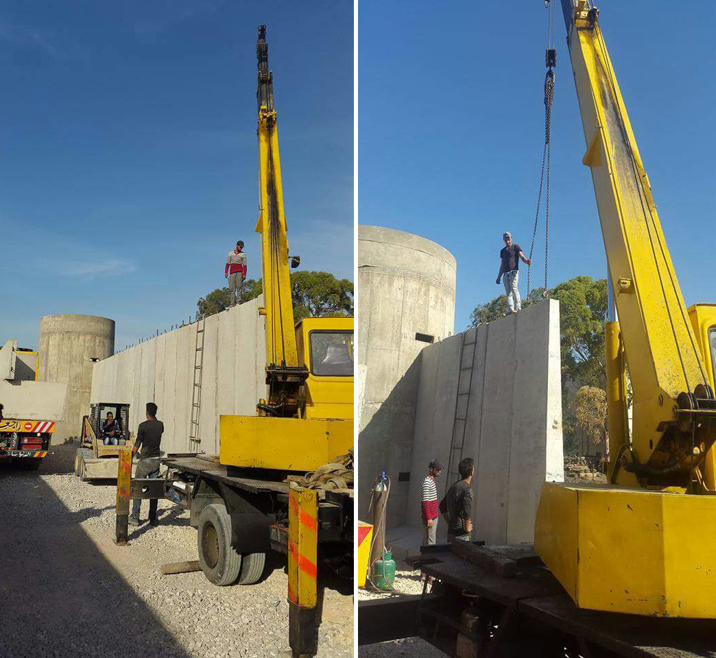 إقامة جدار عازل حول مخيم عين الحلوة بلبنان