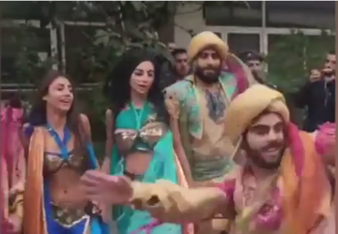 رقص وغناء بجنازة صباح بلبنان غناء