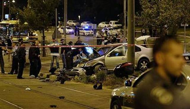 دهس 3 من أفراد شرطة الاحتلال بالقدس شرطة الاحتلال