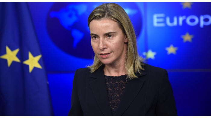 وزيرة خارجية الاتحاد الأوروبي فيديريكا موغيريني وزيرة خارجية الاتحاد الأوروبي فيديريكا موغيريني