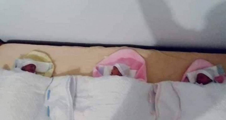 فرض الحجر الصحي على ثلاثة توائم في غزة