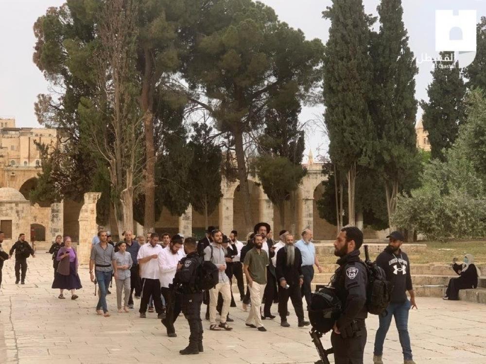 عشرات المستوطنين يقتحمون الأقصى ويؤدون طقوسًا تلمودية