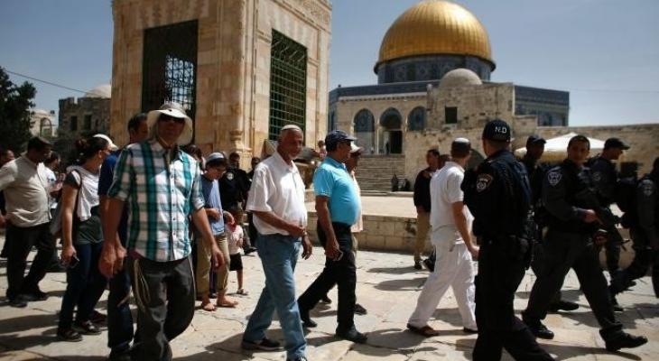 مستوطنون يقتحمون الأقصى بحماية قوات الاحتلال