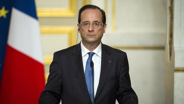 هولاند: الصراع بين اسرائيل والفلسطينيين لا يمكن أن يستورد لفرنسا هولاند
