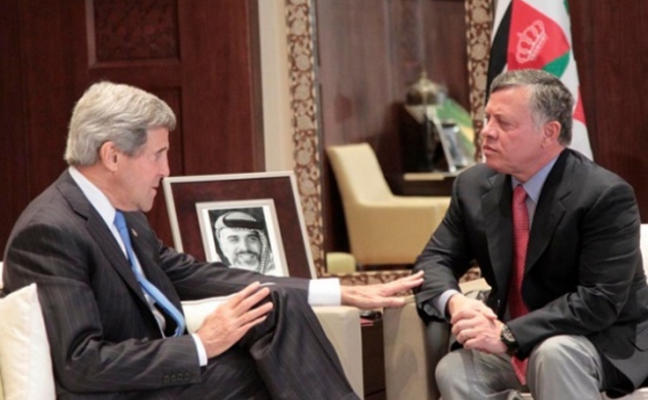 العاهل الأردني: سنكثف الجهود لانجاح عملية السلام