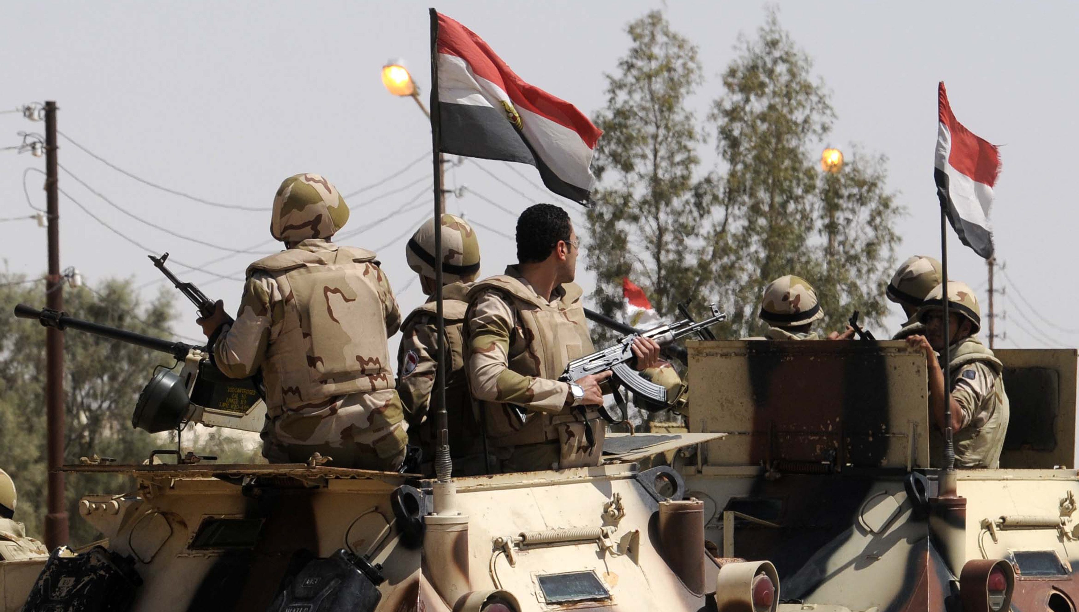 الجيش المصري يبلغ إسرائيل بإحباط إطلاق صواريخ وعملية ضد معسكر كرم أبو سالم الجيش المصري