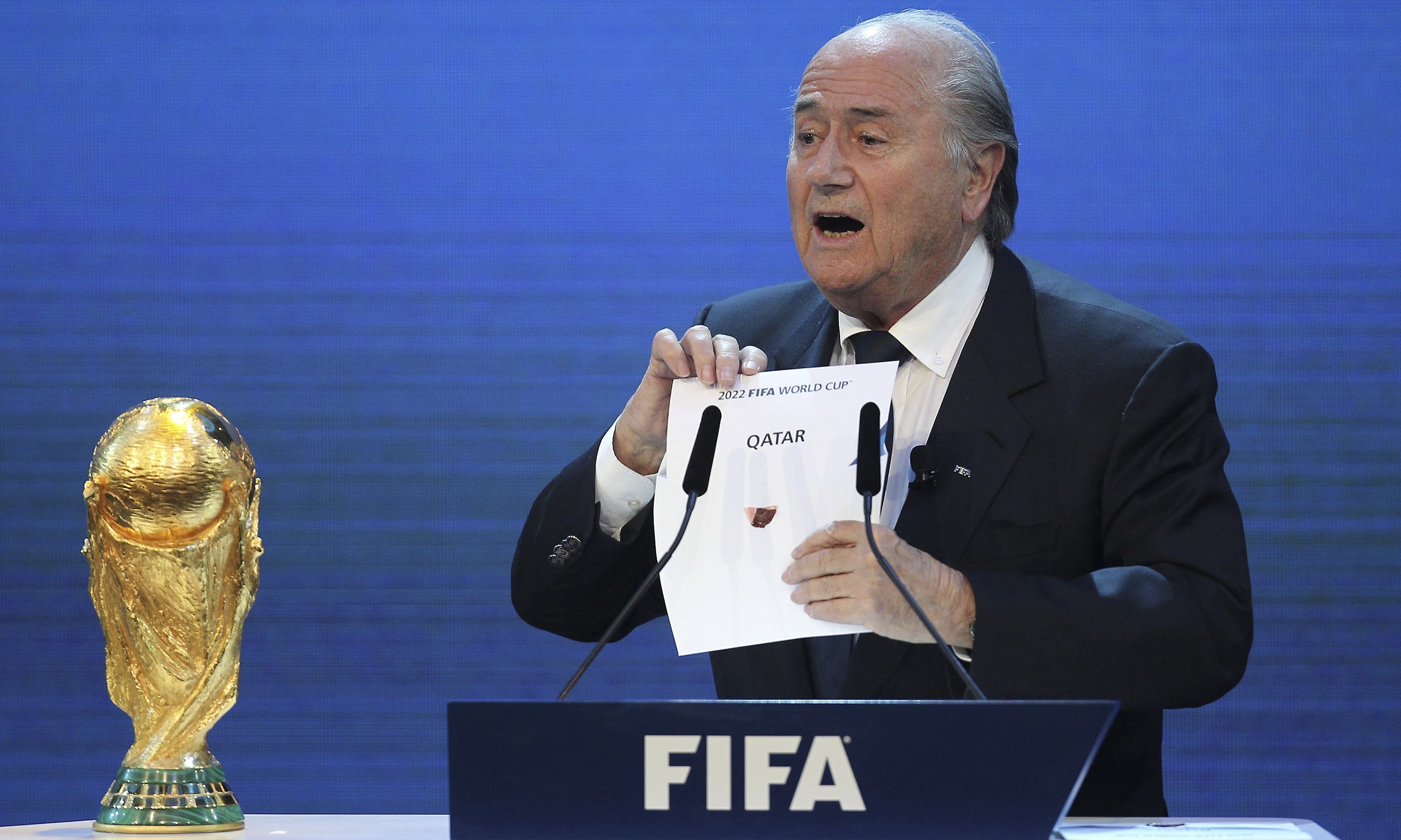 الفيفا يبرئ قطر من رشوة استضافة كأس العالم فيفا