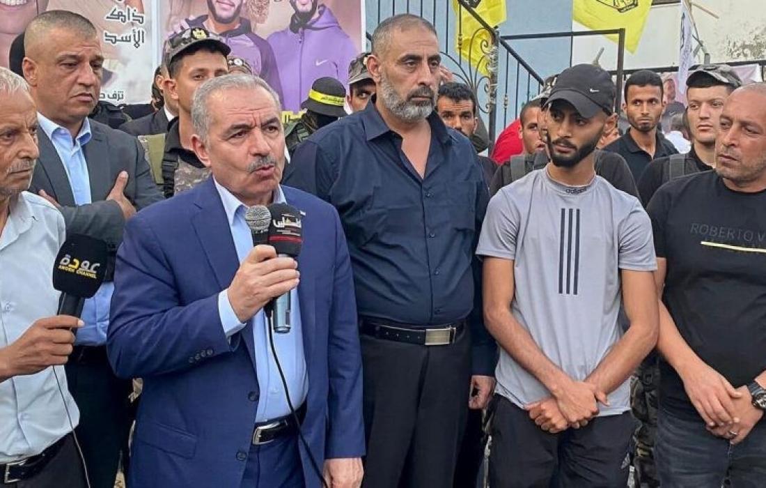 قناة "كان": "إسرائيل" بعثت رسالة شديدة اللهجة بسبب اجتماع اشتيه بمقاومين في جنين